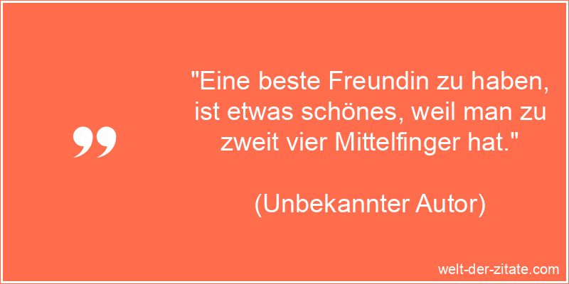 Schöner Beste Freundin Spruch - Eine beste Freundin zu haben, ist