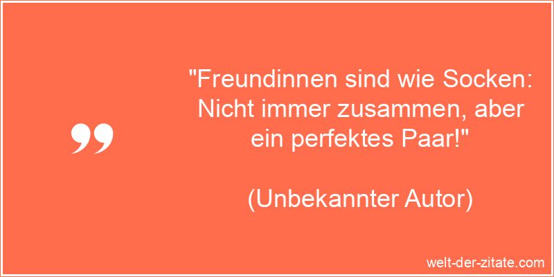 „Freundinnen sind wie Socken: Nicht immer zusammen, aber ein perfektes Paar!“ Beste Freundin Spruch - Freundinnen sind wie Socken: Nicht immer