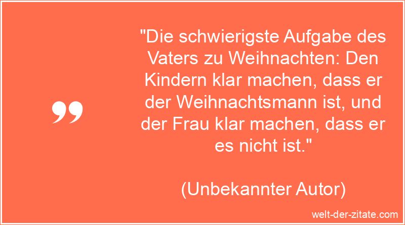 Die schwierigste Aufgabe des Vaters zu Weihnachten: Den Kindern klar