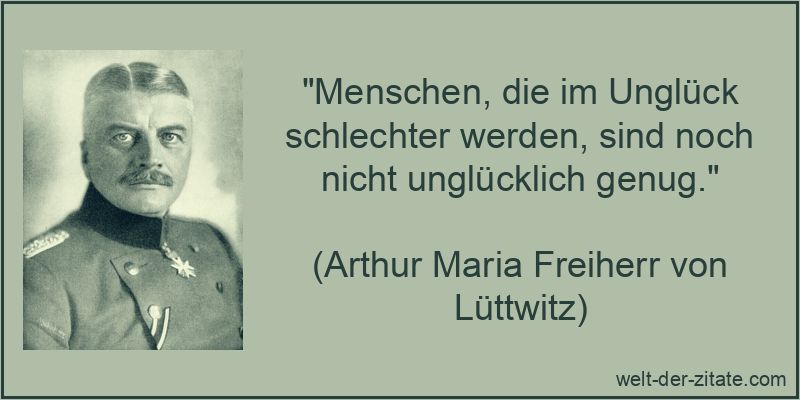 Menschen, die im Unglück schlechter werden, sind noch nicht