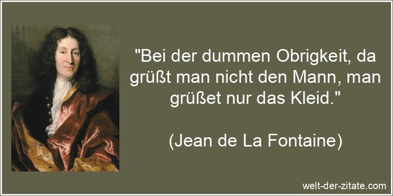 Bei der dummen Obrigkeit, da grüßt man nicht den Mann, man grüßet