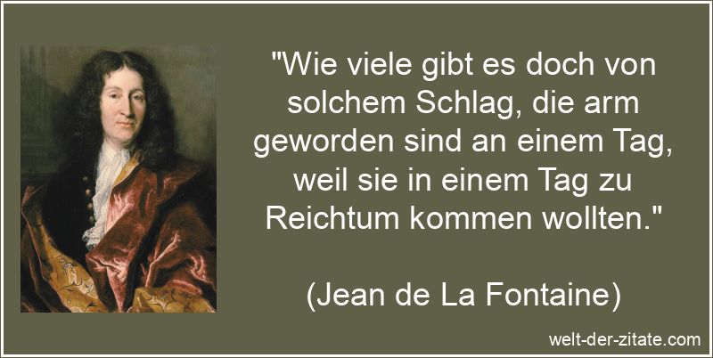 Wie viele gibt es doch von solchem Schlag, die arm geworden sind an