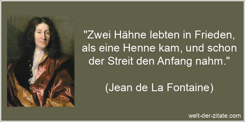 Zwei Hähne lebten in Frieden, als eine Henne kam, und schon der