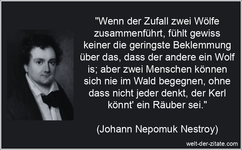 Wenn der Zufall zwei Wölfe zusammenführt, fühlt gewiss keiner die