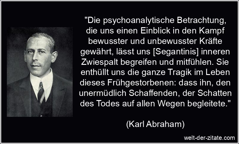 Die psychoanalytische Betrachtung, die uns einen Einblick in den