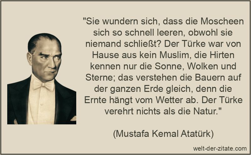 Sie wundern sich, dass die Moscheen sich so schnell leeren, obwohl