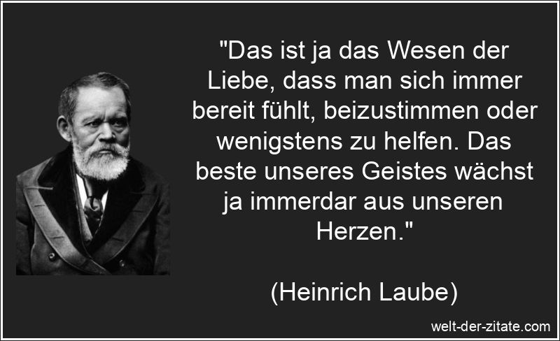 Das ist ja das Wesen der Liebe, dass man sich immer bereit fühlt,
