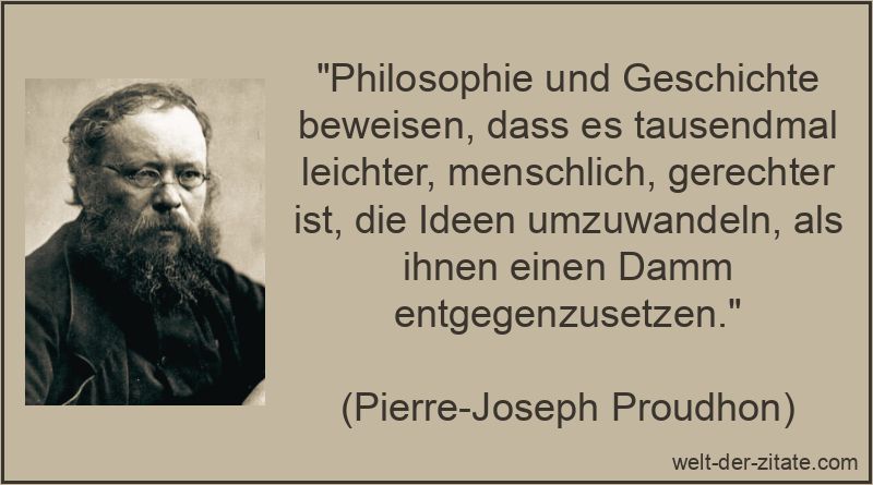 Philosophie und Geschichte beweisen, dass es tausendmal leichter,