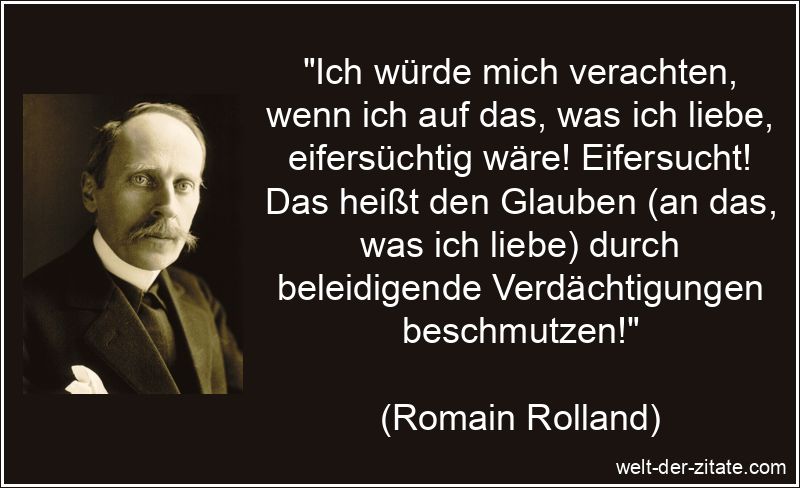Ich würde mich verachten, wenn ich auf das, was ich liebe,